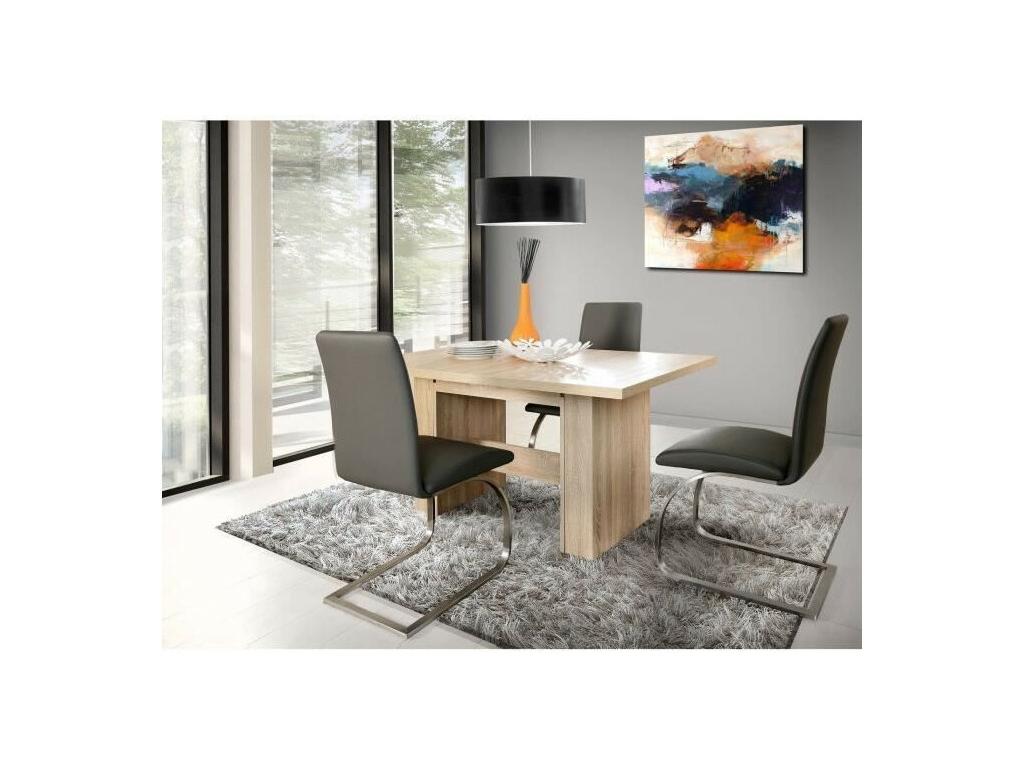 Natural Oak Wood Dining Table, 273 x 90 cm