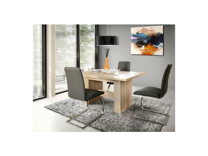 Natural Oak Wood Dining Table, 273 x 90 cm