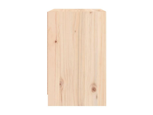 Brown Pine Wood Nightstand, 40 x 31 x 50 cm