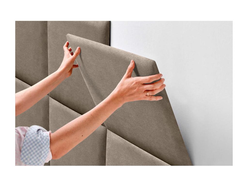 Brown Fabric Headboard