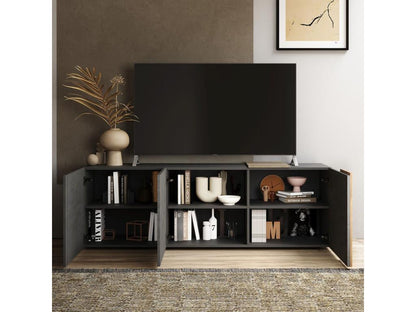 Gray TV Stand