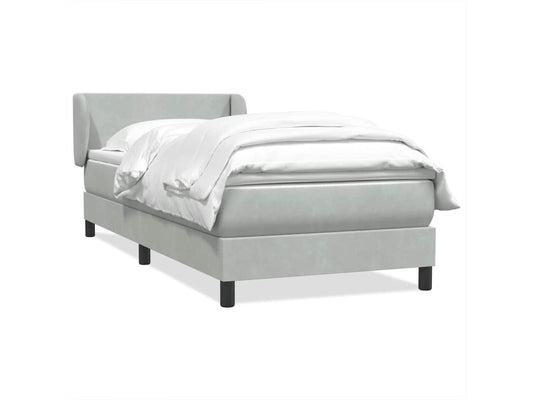 Gray Velvet Mattress, 90 x 220 cm