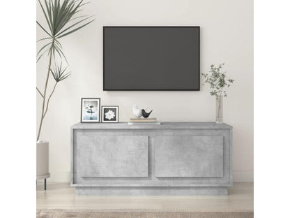 Gray Engineered Wood Coffee Table, 102 x 50 x 44 cm