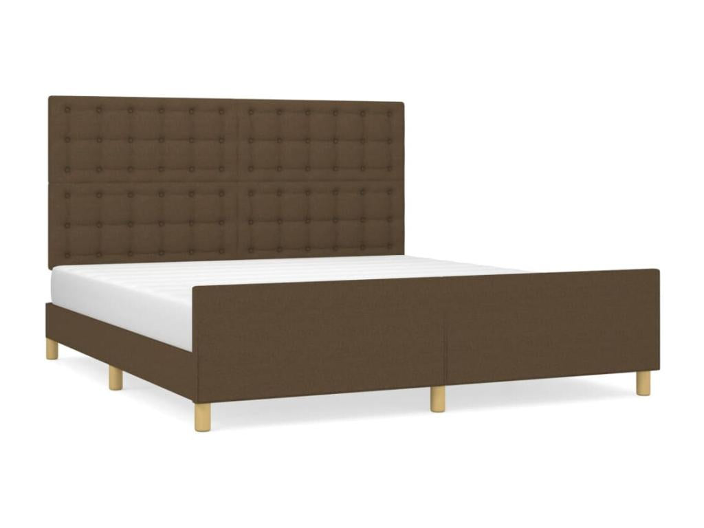Brown Fabric Headboard, 180 x 200 cm