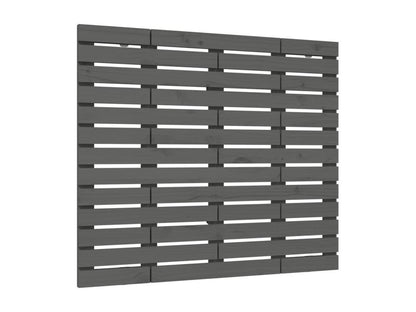 Gray Solid Wood Headboard, 81 x 3 x 91.5 cm