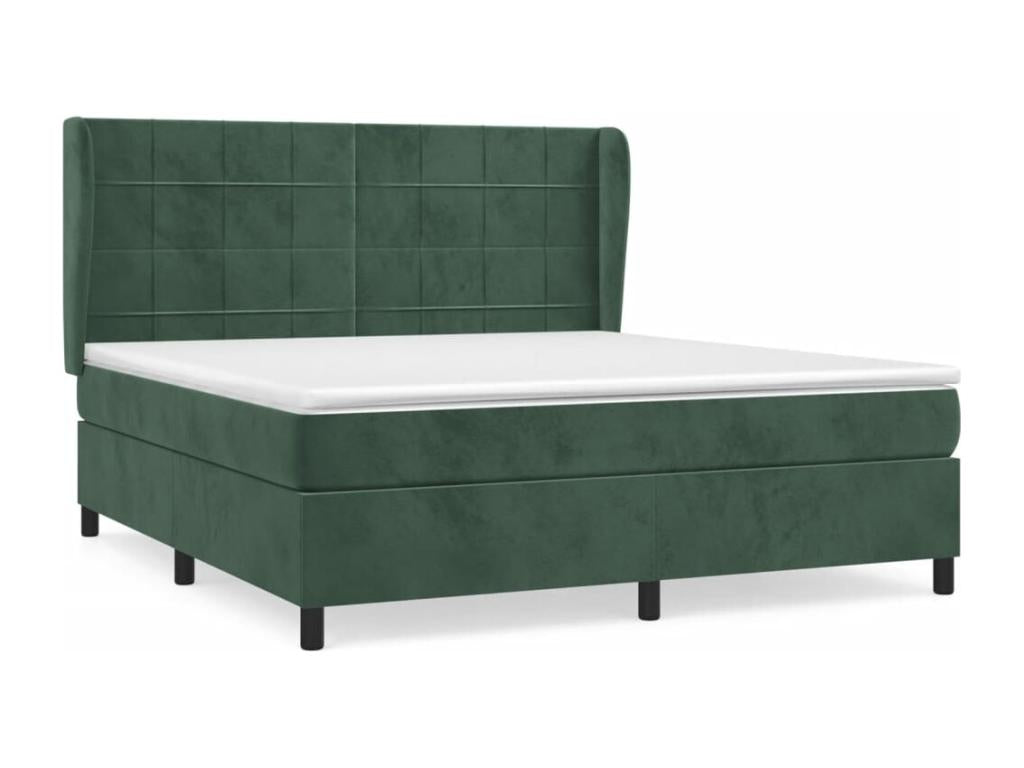 Green Velvet Mattress, 160 x 200 cm