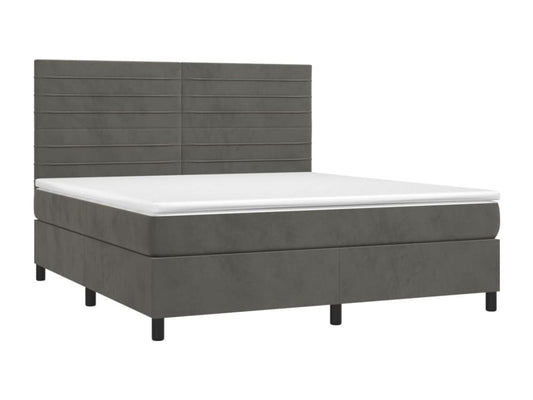 Gray Velvet Mattress, 160 x 200 cm