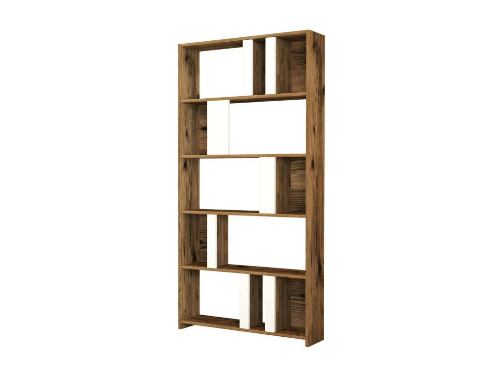 Brown Bookcase, 90 x 20 cm
