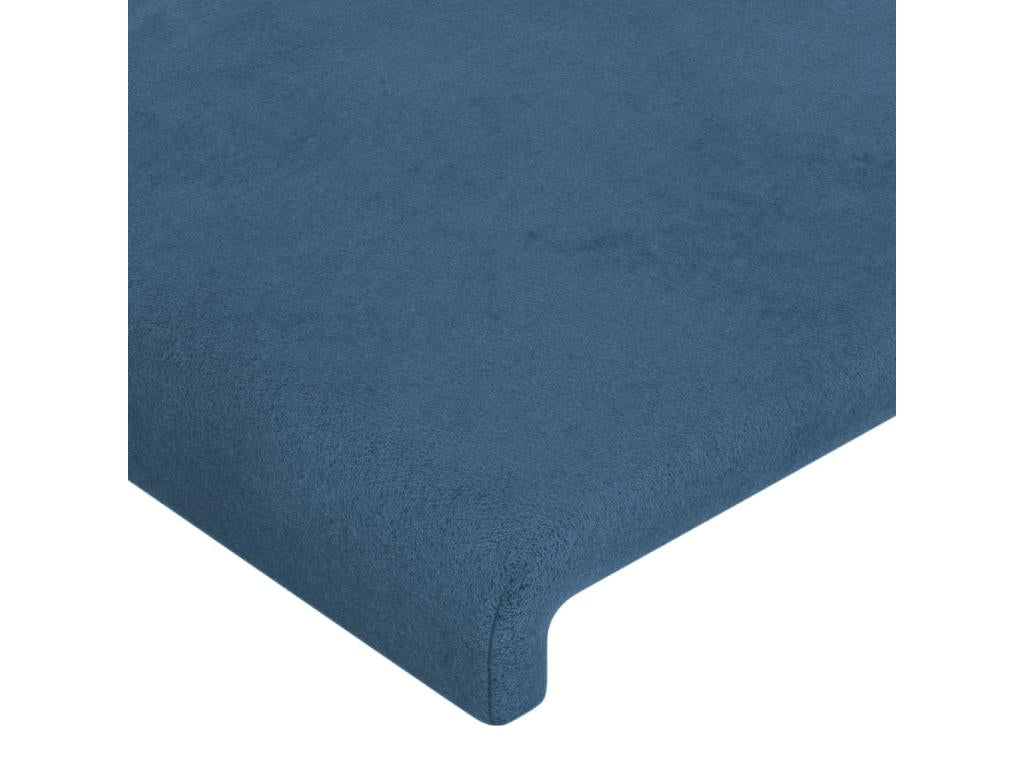 Blue Velvet Headboard, 93 x 16 x 78 cm