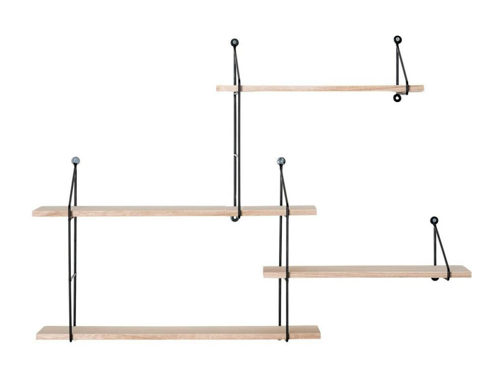 Black Shelf, 17.5 x 99 x 62 cm