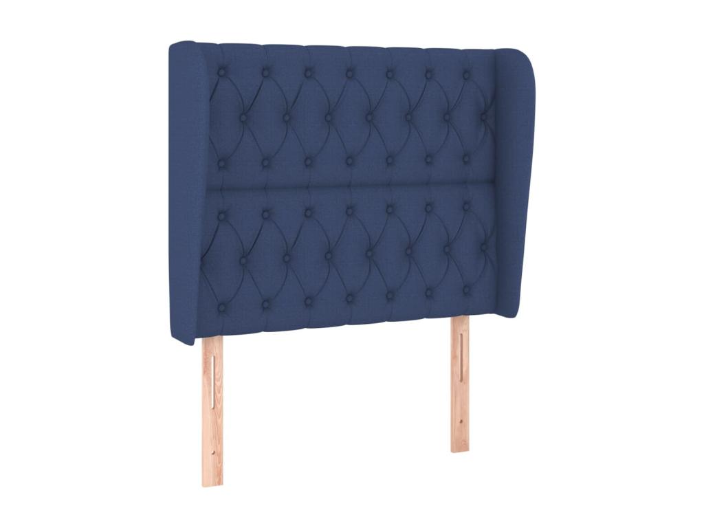 Blue Fabric Headboard, 93 x 23 x 118 cm