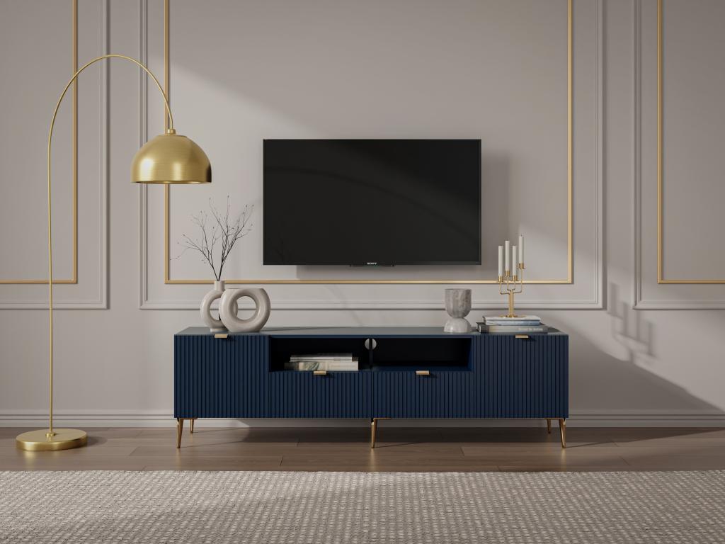 Blue TV Stand